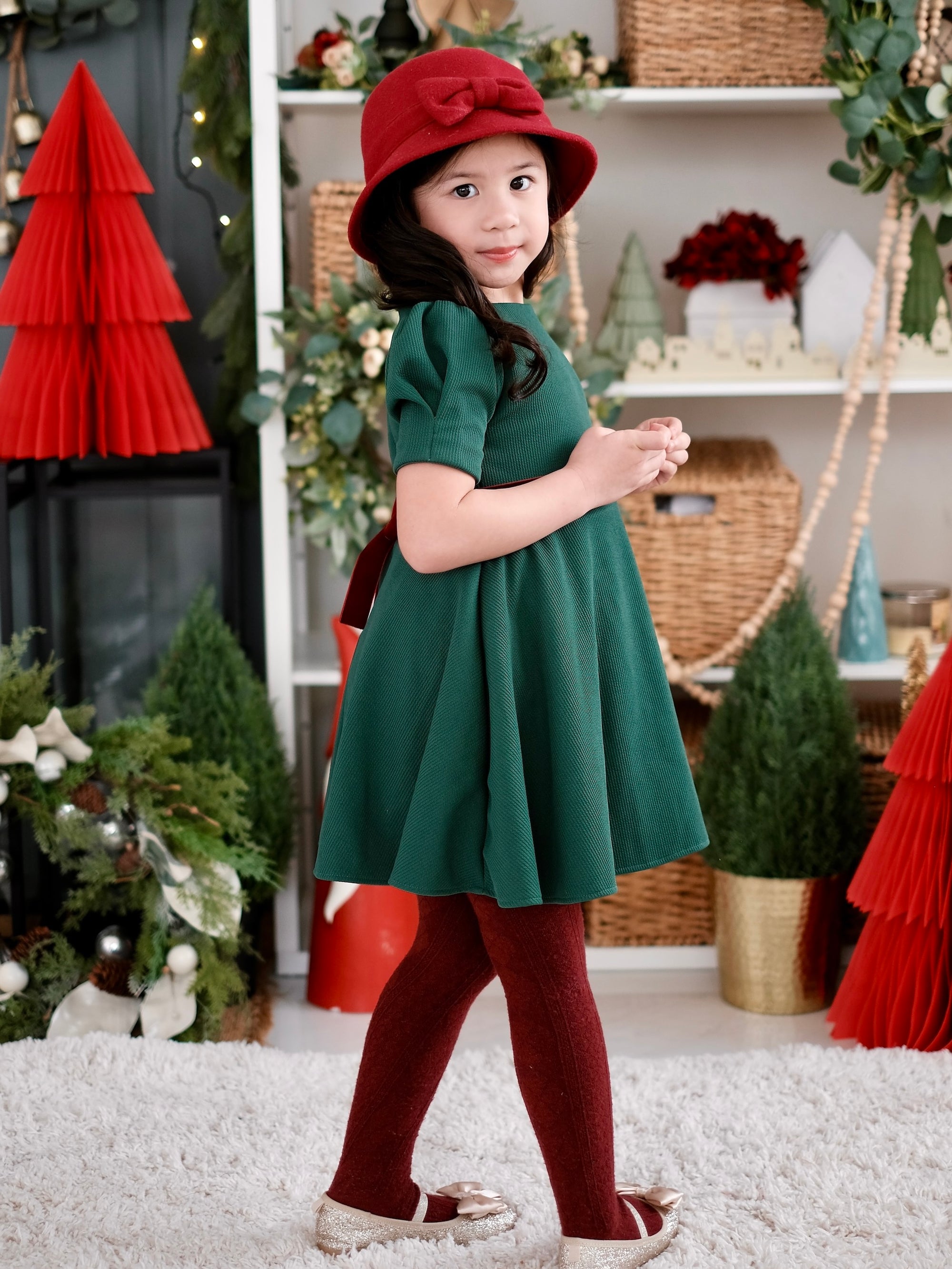 Sloane Dress | Hunter Green