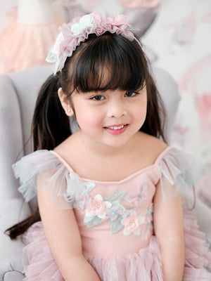 Laurette | Floral Fairy Tutu Set with Headband