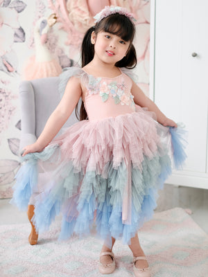 Laurette | Floral Fairy Tutu Set with Headband