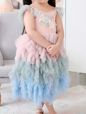 Laurette | Floral Fairy Tutu Set with Headband