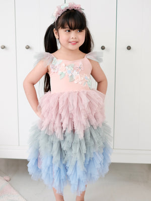 Laurette | Floral Fairy Tutu Set with Headband