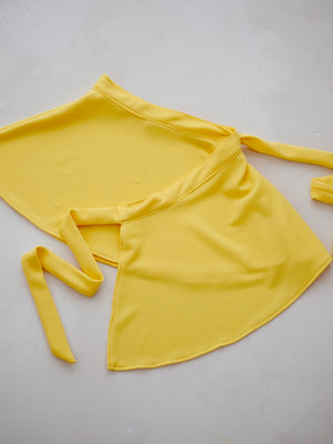 Skater Wrap Skirt | Yellow