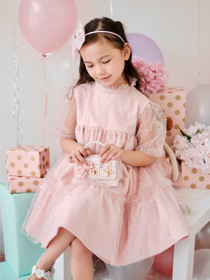 Bertha Sparkle Doll Dress | Set with Headband