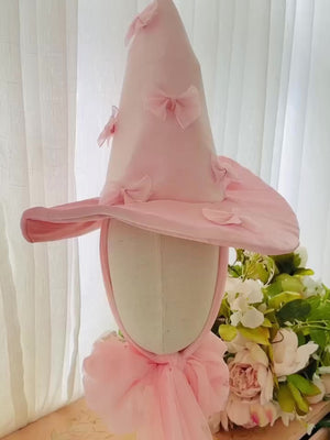 Bow Witch Hat | Blush